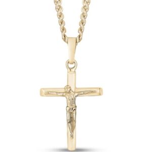 Men's Stainless Steel Crucifix Cross Pendant
