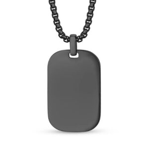 Black Stainless Steel Pendant