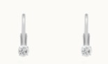 Sterling Silver Small Cubic Zirconia Earrings
