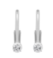 Sterling Silver Cubic Zirconia Earrings