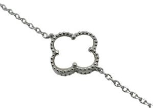 Sterling silver Van Cleef inspired bracelet