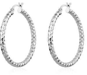 Sterling Silver tube earring Hoops