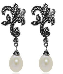 Drop Pearl Earrings