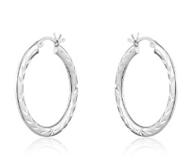 Sterling Silver Hoops