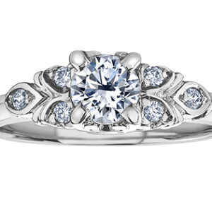18K Palladium white gold ring