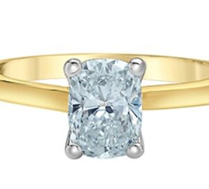 1.09ct cushion cut engagement ring