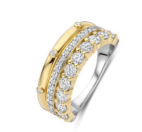 Sterling silver cubic zirconia ring
