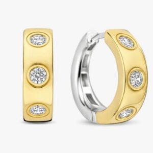 Sterling silver hoop earrings