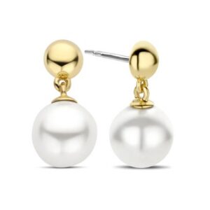 Sterling silver pearl earrings