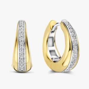 Sterling silver hoop